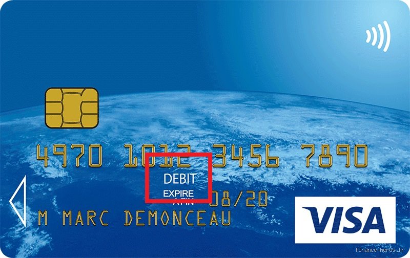 Comment savoir si sa carte est débit ou crédit ?