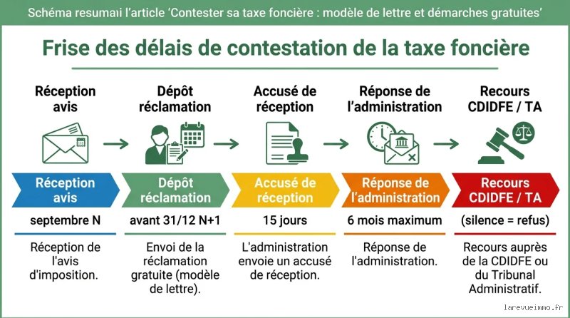 Délai de contestation taxe foncière ? Voici le calendrier piège que le fisc ne vous rappellera jamais