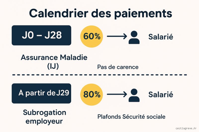 Est-on payé à 100% en accident de travail ? La vérité sur votre fiche de paie après un pépin pro