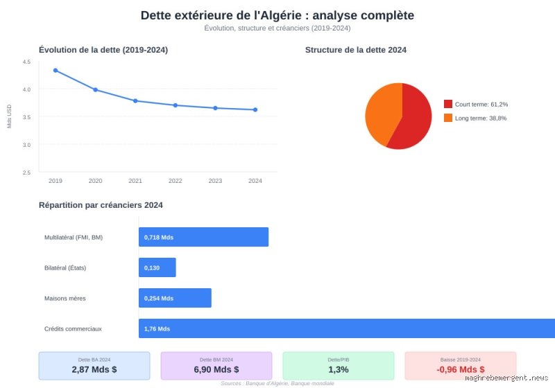 L'Algérie est-elle un pays sans dette ? La vérité derrière le mythe d'une souveraineté financière absolue