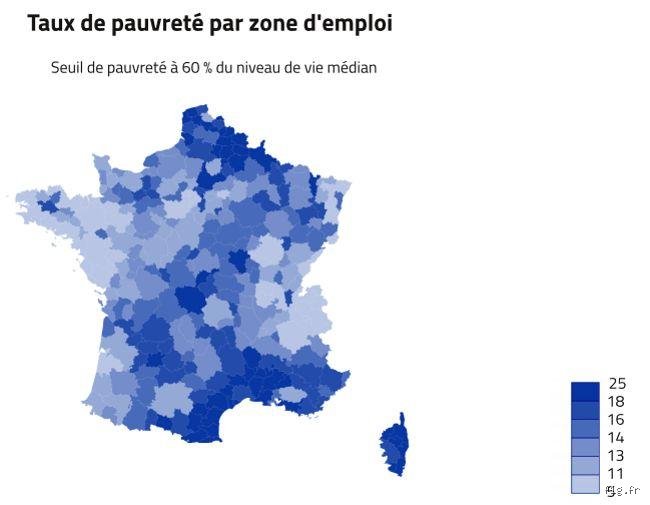Où vivent les pauvres en France ?
