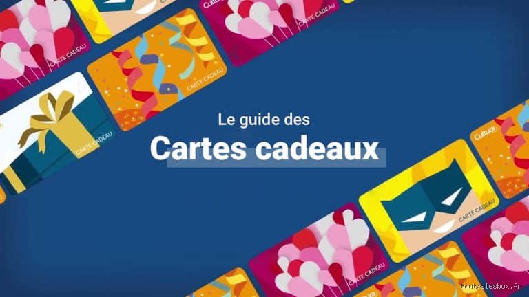 Pourquoi acheter une carte cadeau ?