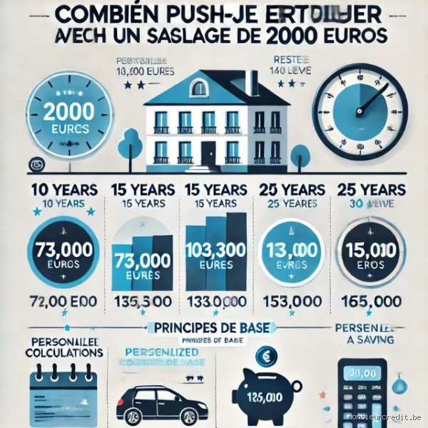 Quel crédit avec 2000 € de salaire ? Capacité d’emprunt et stratégies pour obtenir le meilleur prêt immobilier en 2026