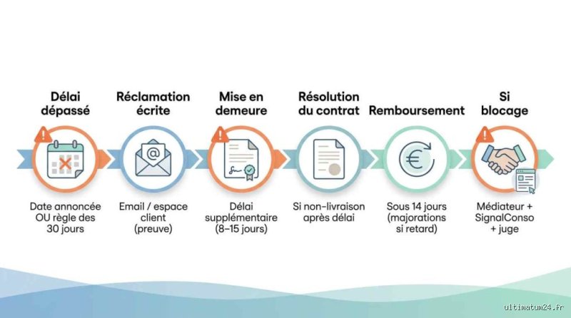 Quel est le délai raisonnable pour un remboursement quand le e-commerce déraille ?