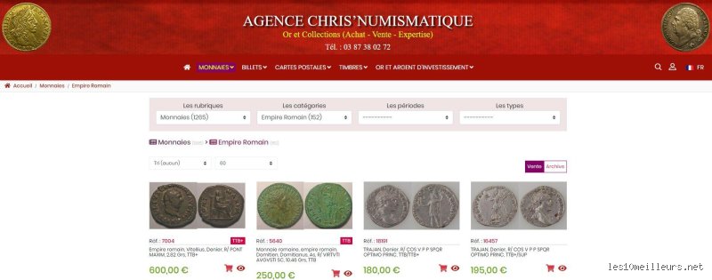 Quel est le meilleur site numismatique ?