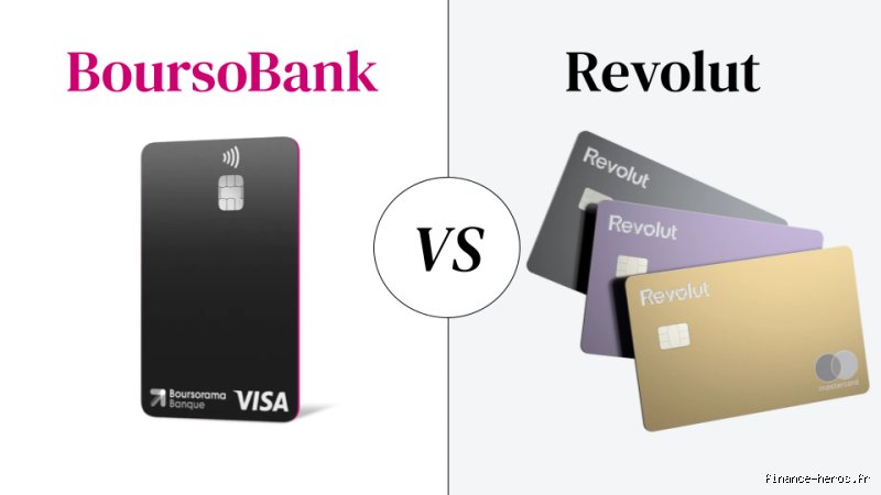 Quelle différence entre Revolut et Boursorama ? Le match sans filtre entre la fintech britannique et la doyenne de la banque en ligne française