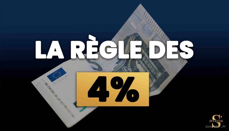 Quelle est la règle des 4 % avec 1 million de dollars pour prendre sa retraite sans jamais se retrouver à sec ?