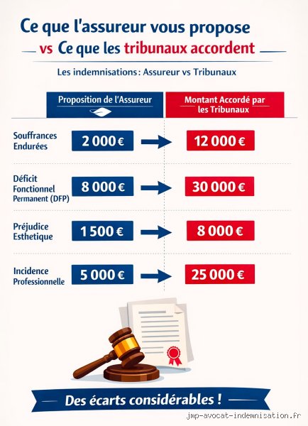 Quelle est la somme d'argent que l'on peut obtenir en dommages et intérêts ? Le vrai guide des indemnités cachées.