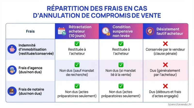 Quelles indemnités pour l'acheteur en cas d'annulation du compromis de vente : tout ce qu'il faut savoir pour ne pas se faire avoir