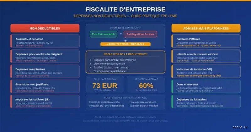 Quelles sont les dépenses non déductibles d'impôt pour votre entreprise ? Le guide sans langue de bois
