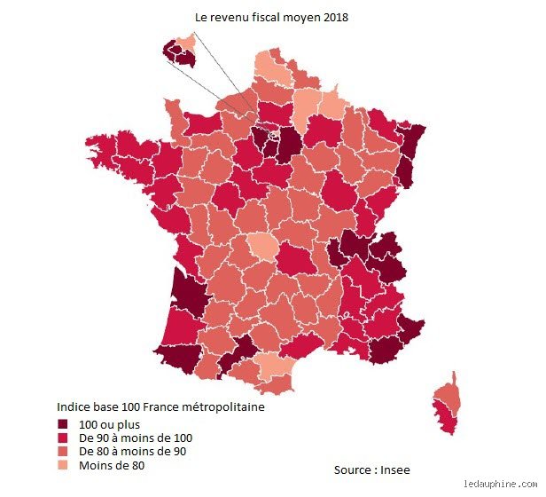 Quels sont les trois départements les plus riches de France ?