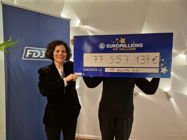 Qui a gagné 77 millions d'euros au loto ?
