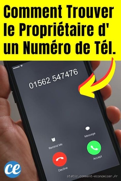 Comment identifier le propriétaire d'un numéro de portable ?