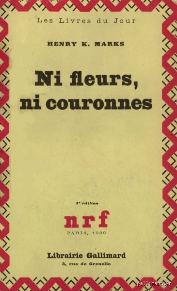 Pourquoi ni fleurs ni couronnes ?