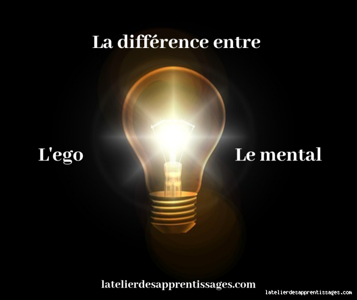 Quelle est la différence entre le mental et l'ego ? Découvre-le !