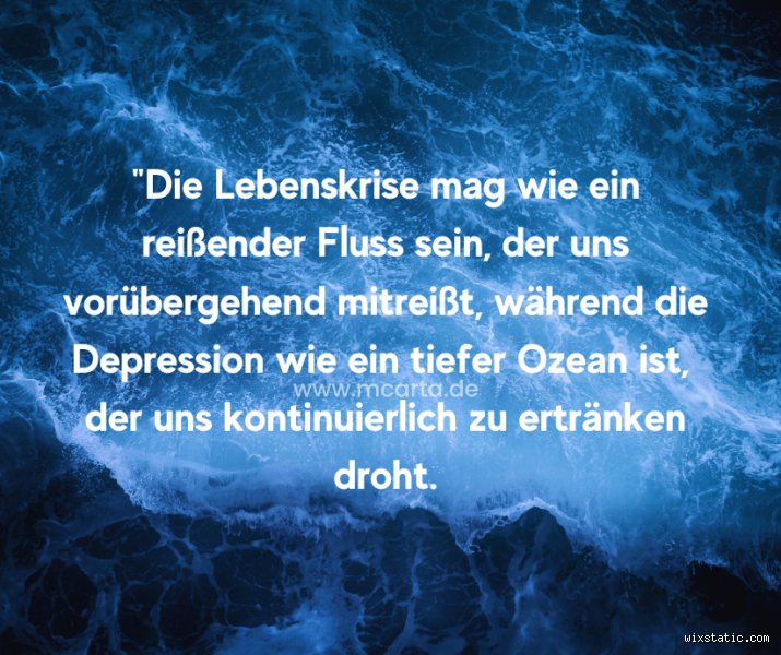 Ist eine Lebenskrise eine Depression?