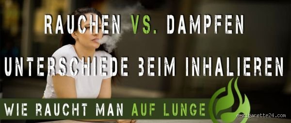 Ist Paffen besser als auf Lunge?