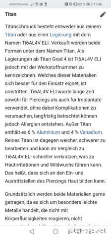 Kann man mit einem Titan-Piercing ins MRT gehen?