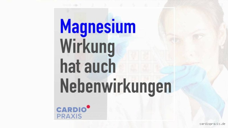 Kann zuviel Magnesium Herzrasen auslösen?