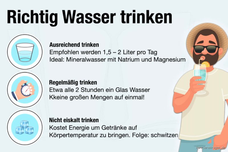Sollte man am Abend Wasser trinken?