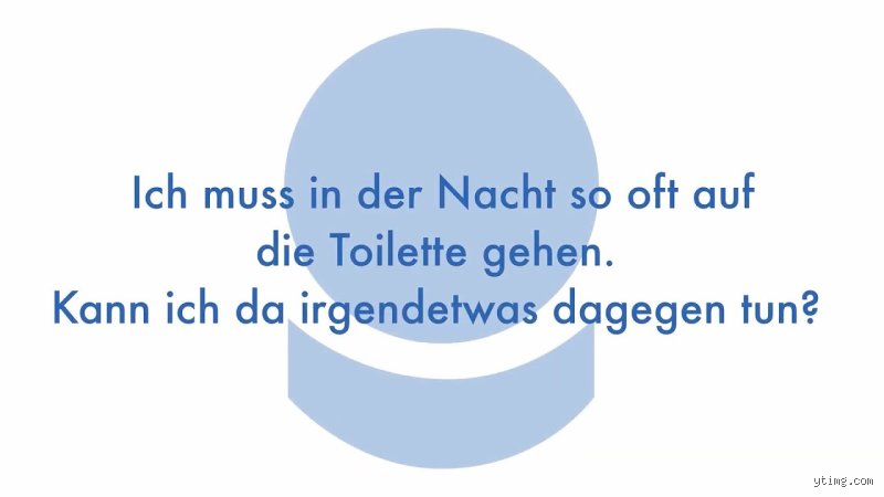 Warum muss ich in der Nacht so oft auf die Toilette?
