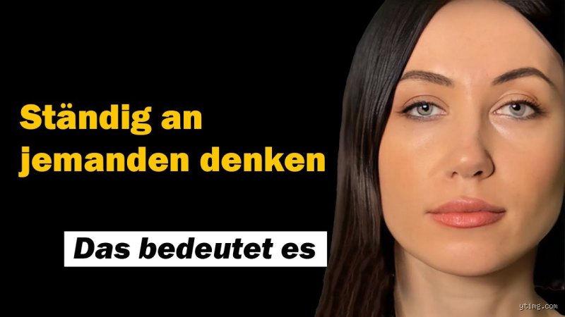 Was bedeutet es, an jemanden zu denken?