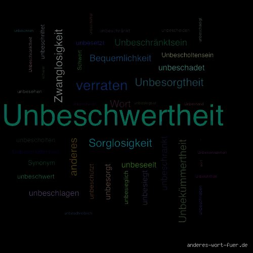Was bedeutet Unbeschwertheit?