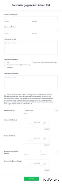 Was heißt gegen ärztlichen Rat?