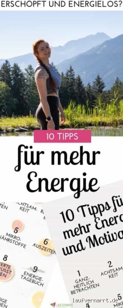 Was kann man tun, wenn man keine Energie mehr hat?