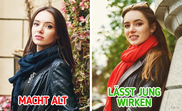Was lässt eine Frau alt aussehen?