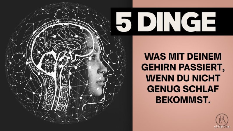 Was passiert mit dem Gehirn, wenn man nicht schläft?