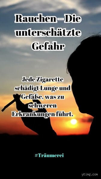 Was verkürzt dein Leben?