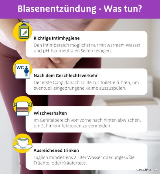 Wie bekomme ich ganz schnell eine Blasenentzündung weg?