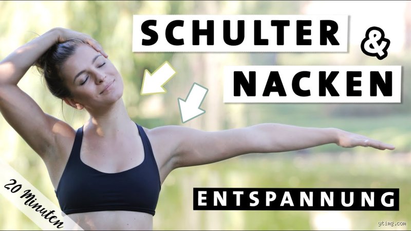 Wie entspanne ich Schulter und Nacken?