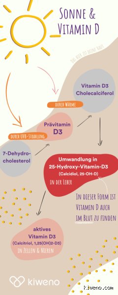Wie lange in die Sonne um Vitamin-D zu bilden?