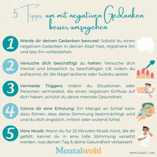 Wie löst man sich von Gedanken?