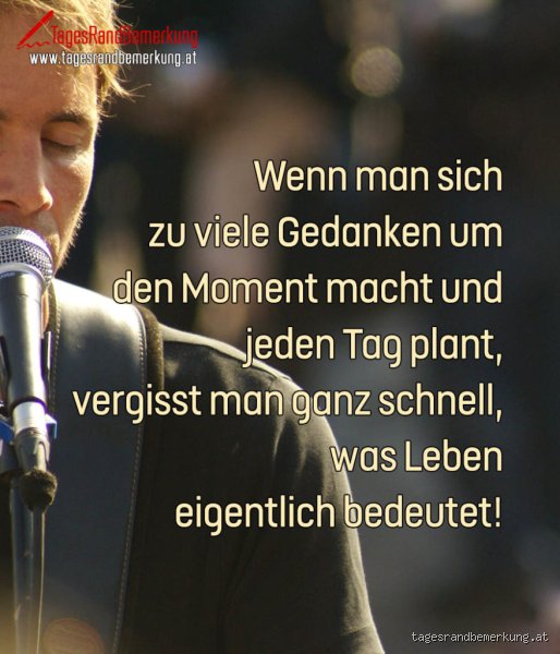 Wie nennt man das, wenn man sich zu viele Gedanken macht?