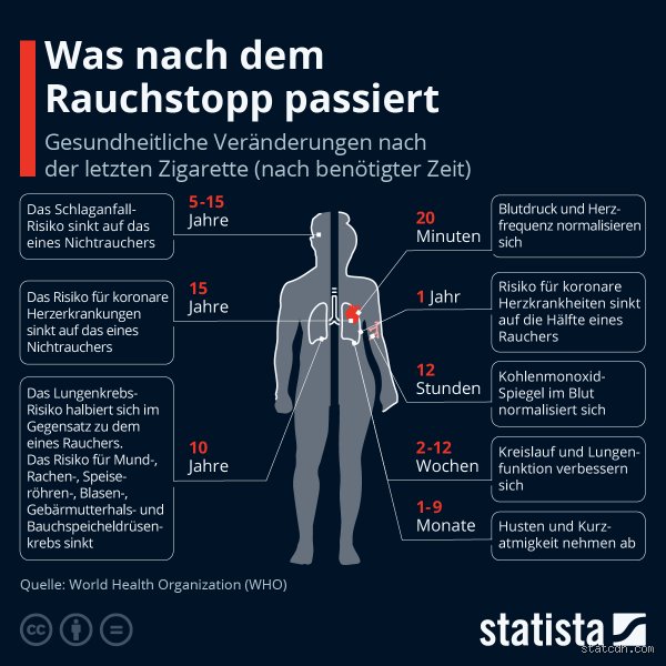 Wieso wird man dicker wenn man aufhört zu rauchen und was biologisch wirklich im Körper passiert