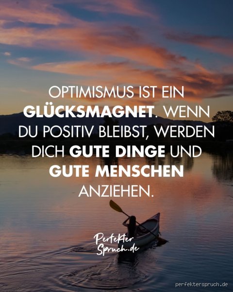 Was sind Optimist Sprüche?