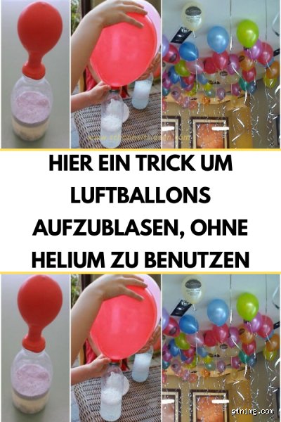 Können Luftballons auch ohne Helium fliegen?