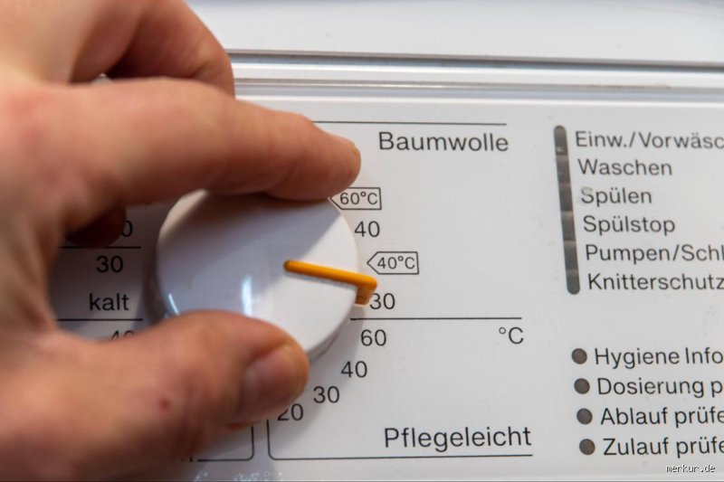 Ist es schlimm wenn man 30-Grad-Wäsche bei 40 Grad wäscht?