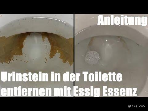 Kann man mit Essig Urinstein entfernen?