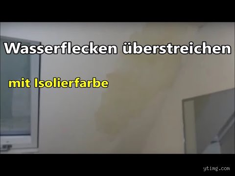 Welche Farbe deckt Wasserflecken ab?