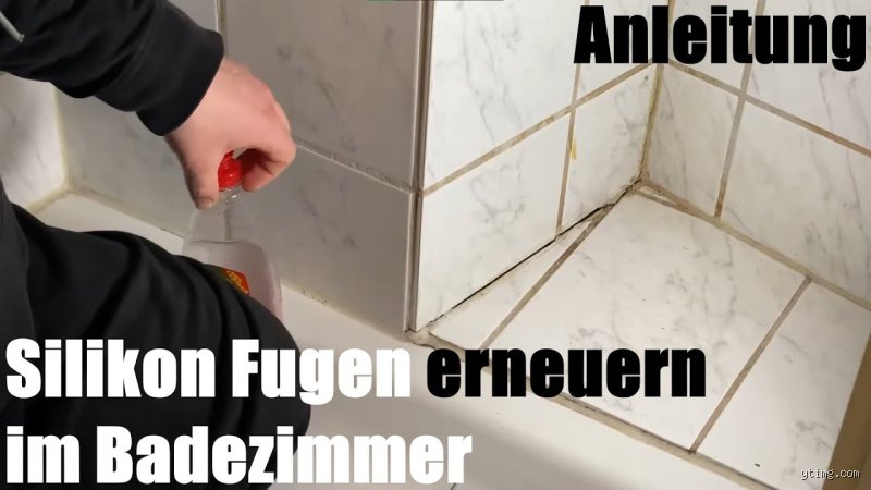 Wie erneuere ich Fugen in der Dusche?