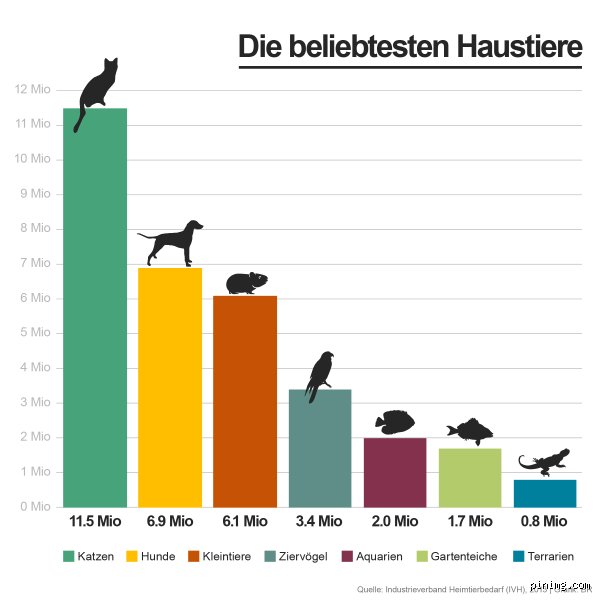 Was ist das 2. beliebteste Haustier?