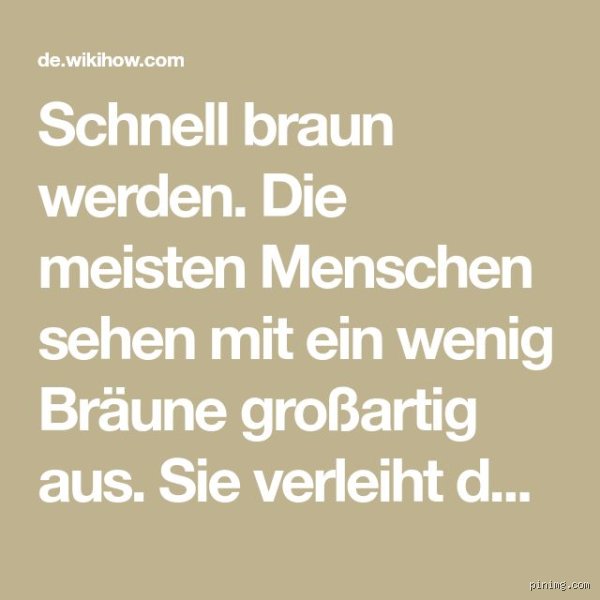 Warum manche Menschen sofort braun werden und andere nur rot: Das Geheimnis der Melanin-Typen