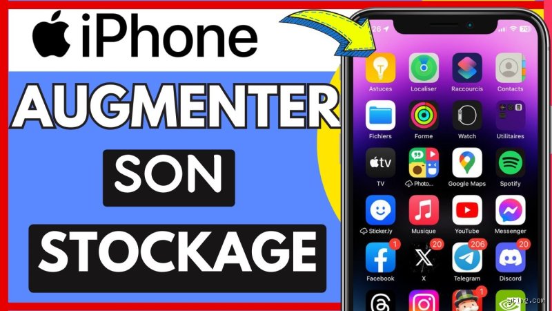 Comment augmenter le stockage iPhone gratuitement ?