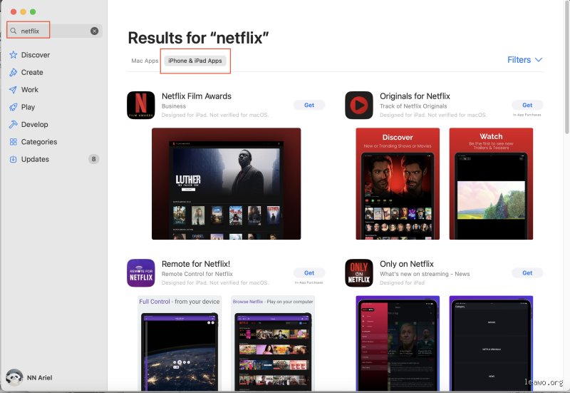 Comment avoir l'application Netflix sur Mac ?