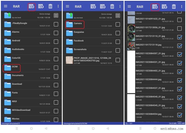 Comment compresser un fichier sur mon téléphone ?