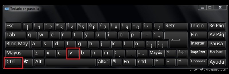 Comment copier avec Ctrl V ?